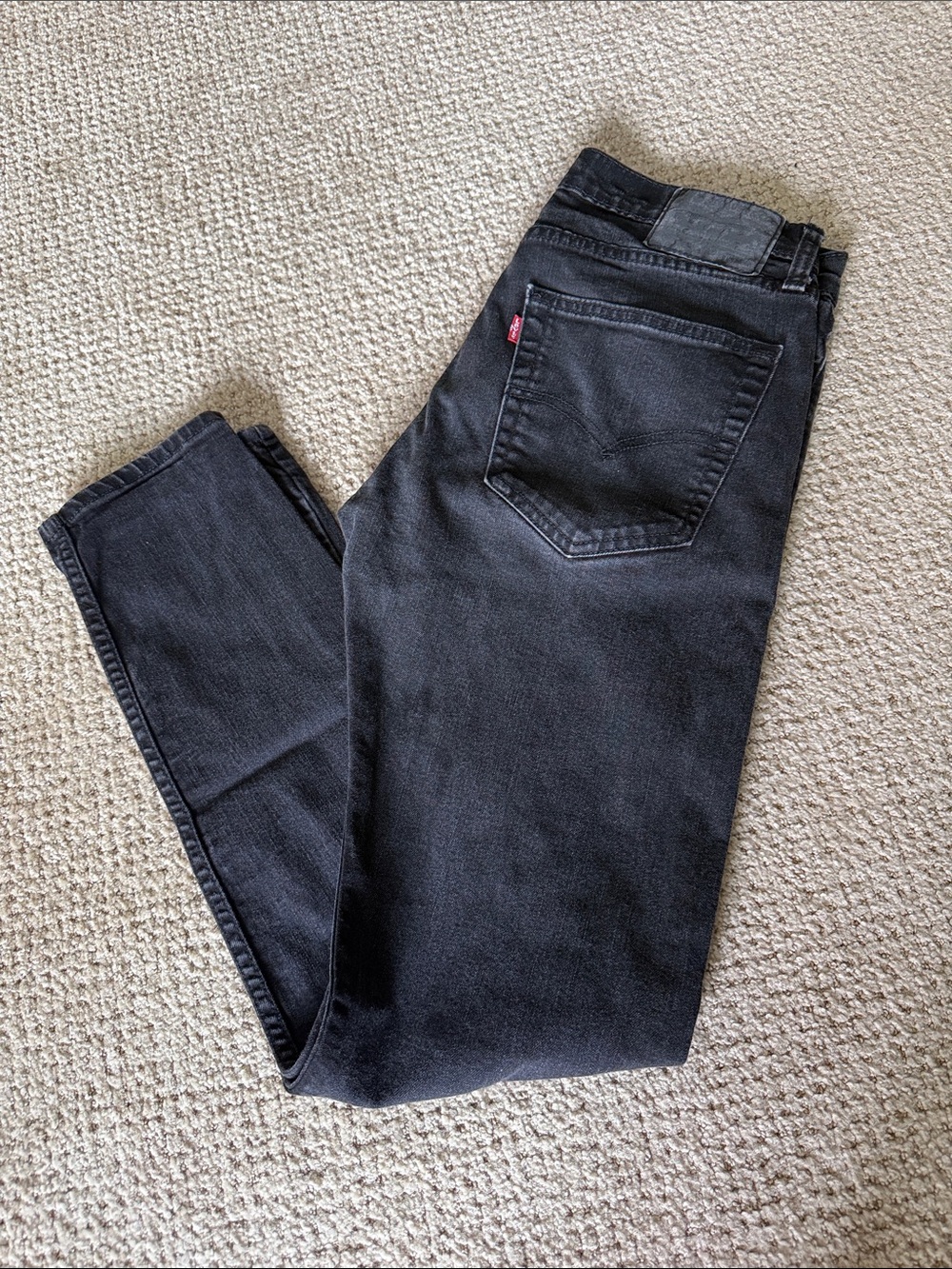 Levi's Men's  512 Black Skinny Jeans